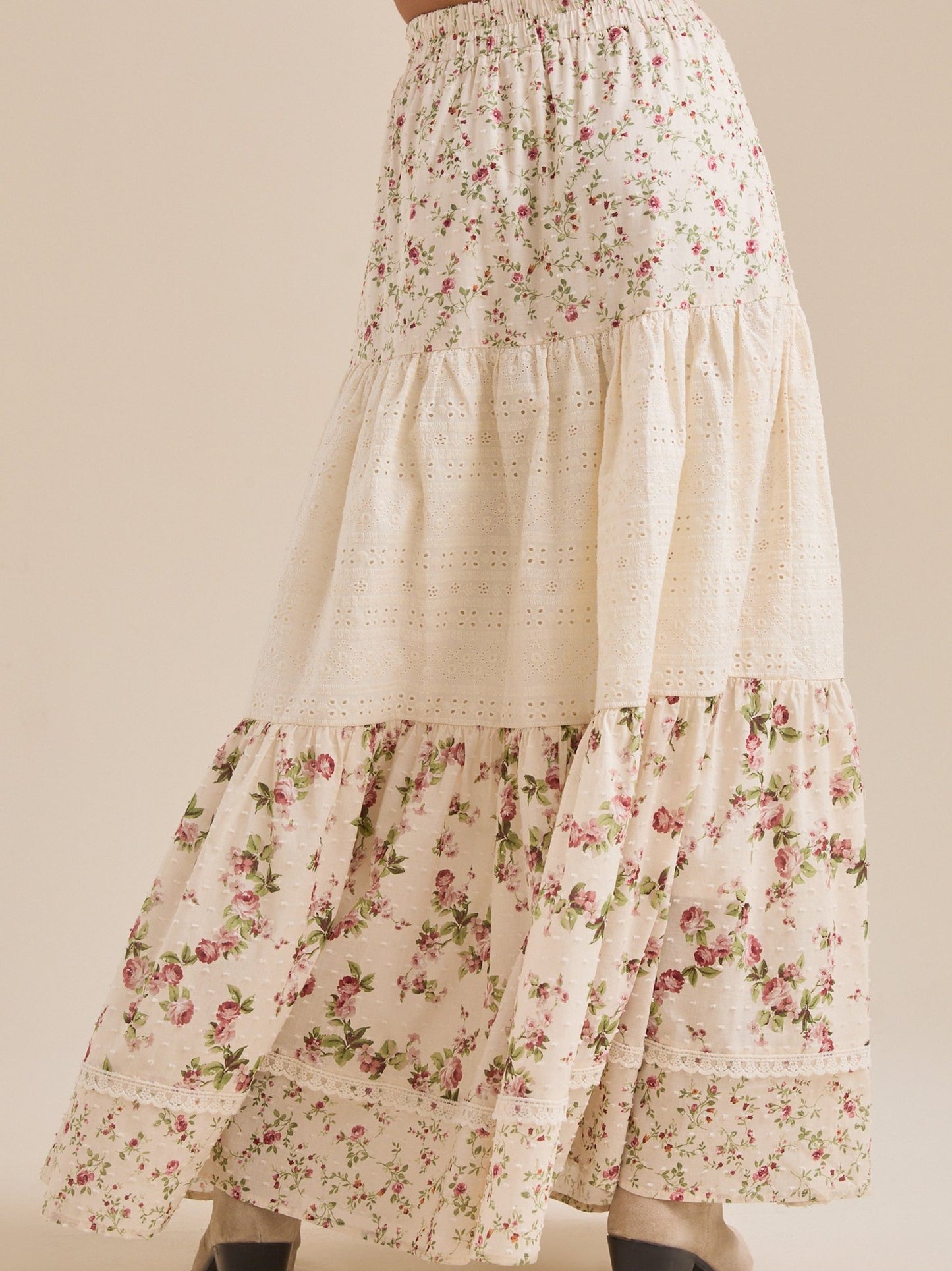 Floral Midi Skirt