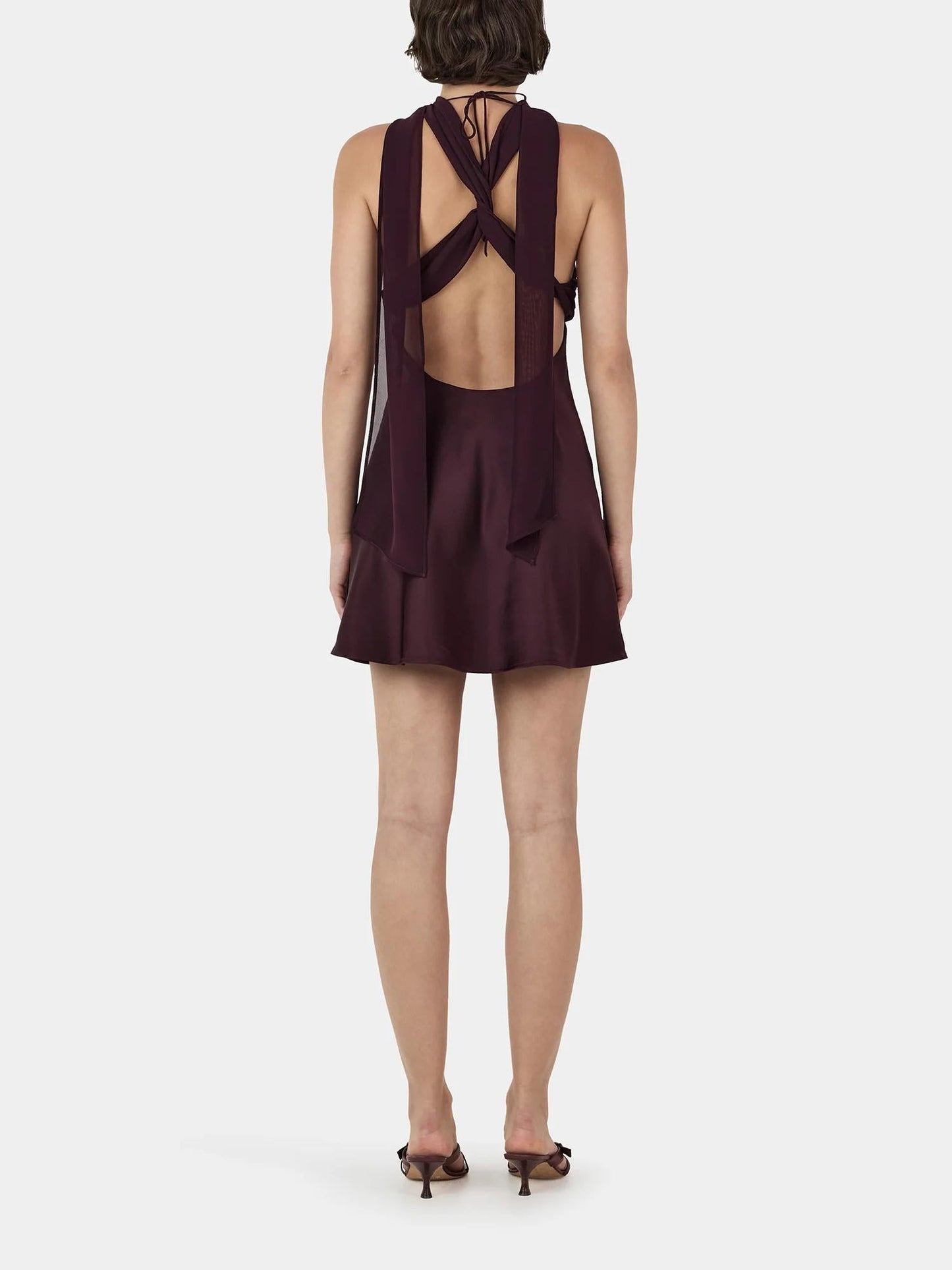 Alanah Mini Dress Plum