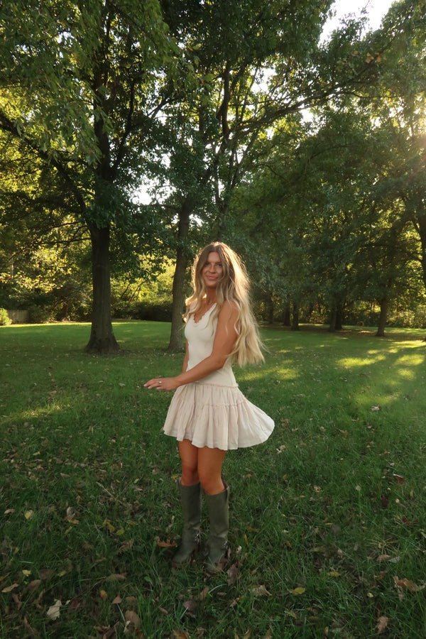 Brown Sugar Layering Skirt