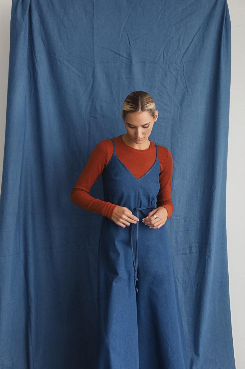 Denim overalls