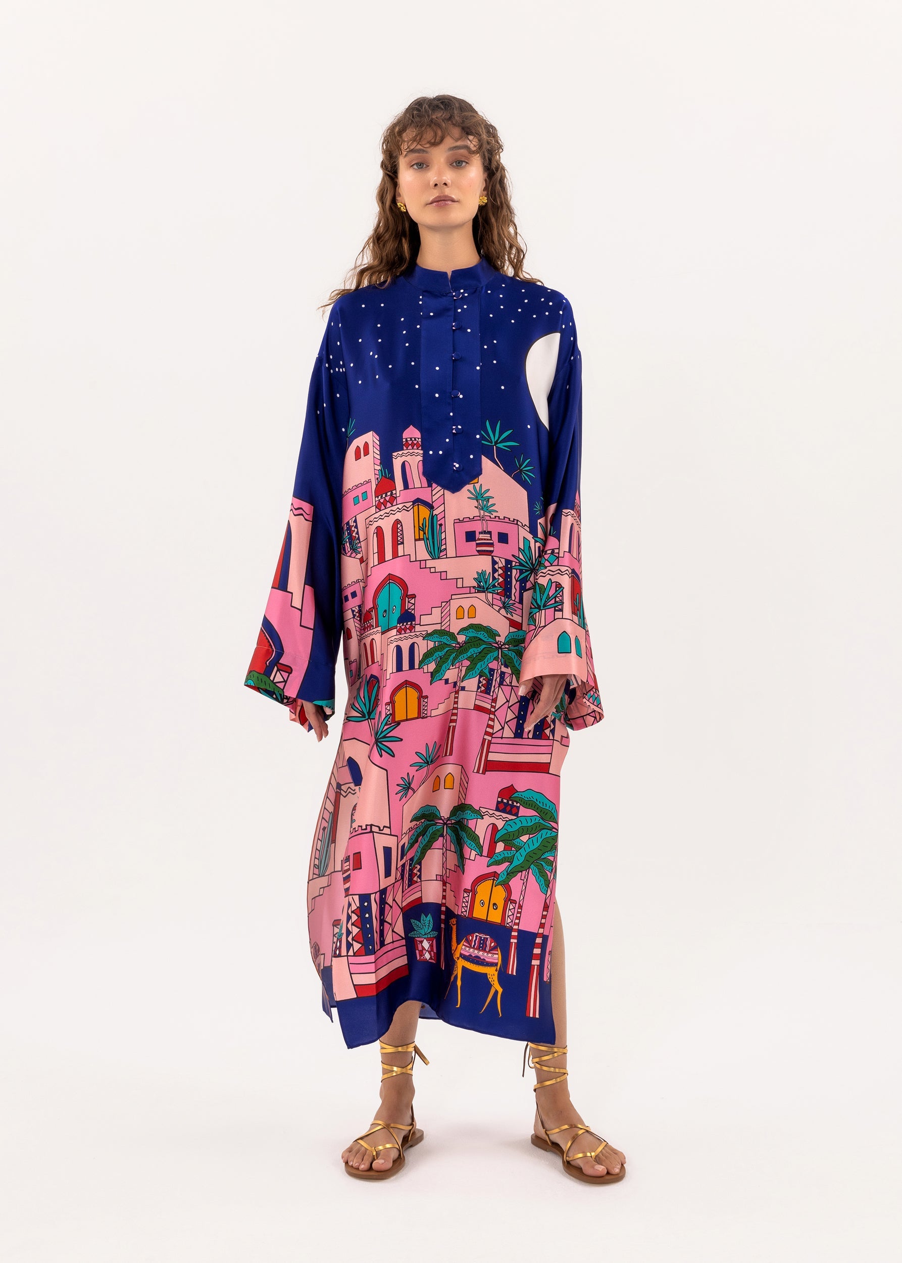 Holiday Satin Fun Maxi Dress – OnceForYou