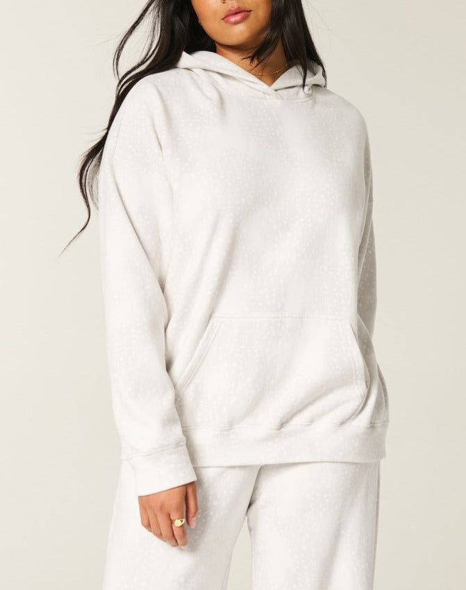 Oversized Doe Print Hoodie