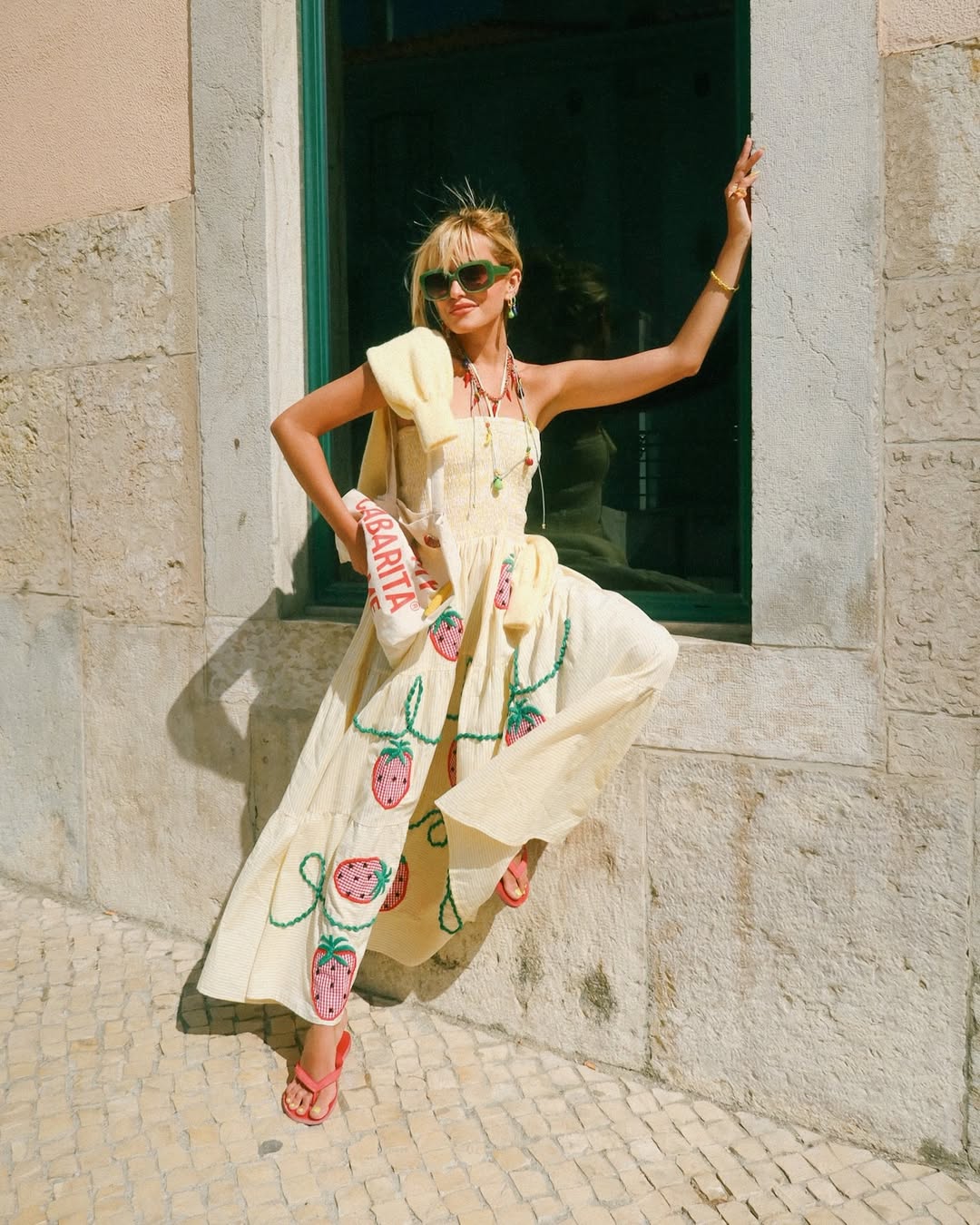 Strawberry Maxi Dress