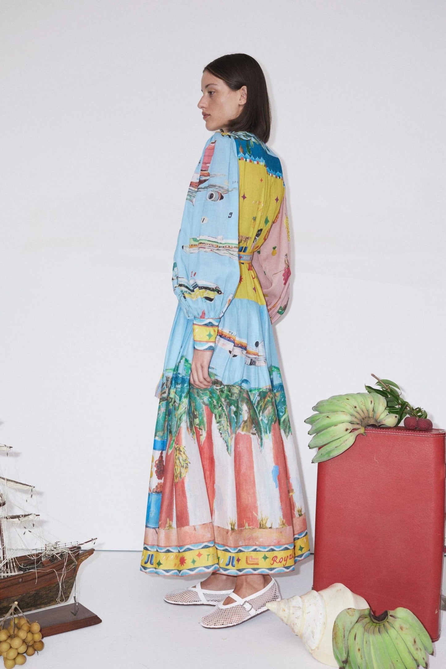 All Aboard Shirtdress