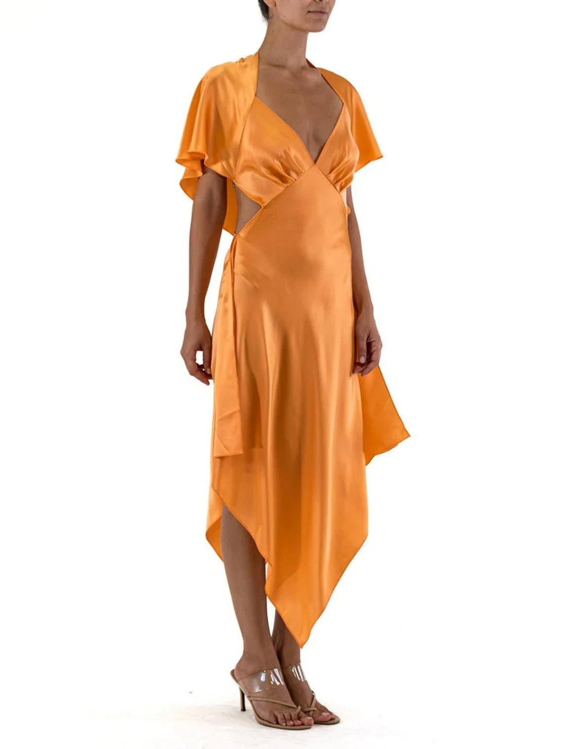 Charmeuse Scarf Dress