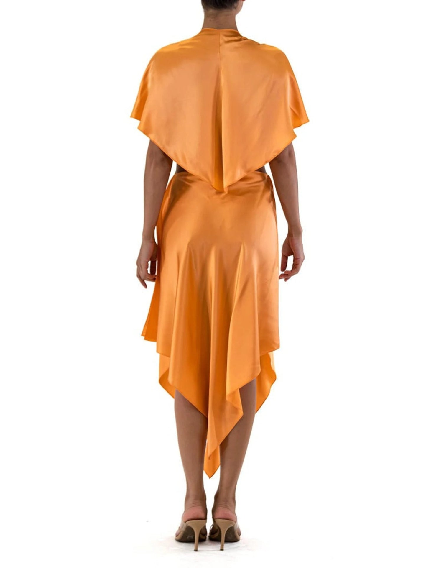 Charmeuse Scarf Dress