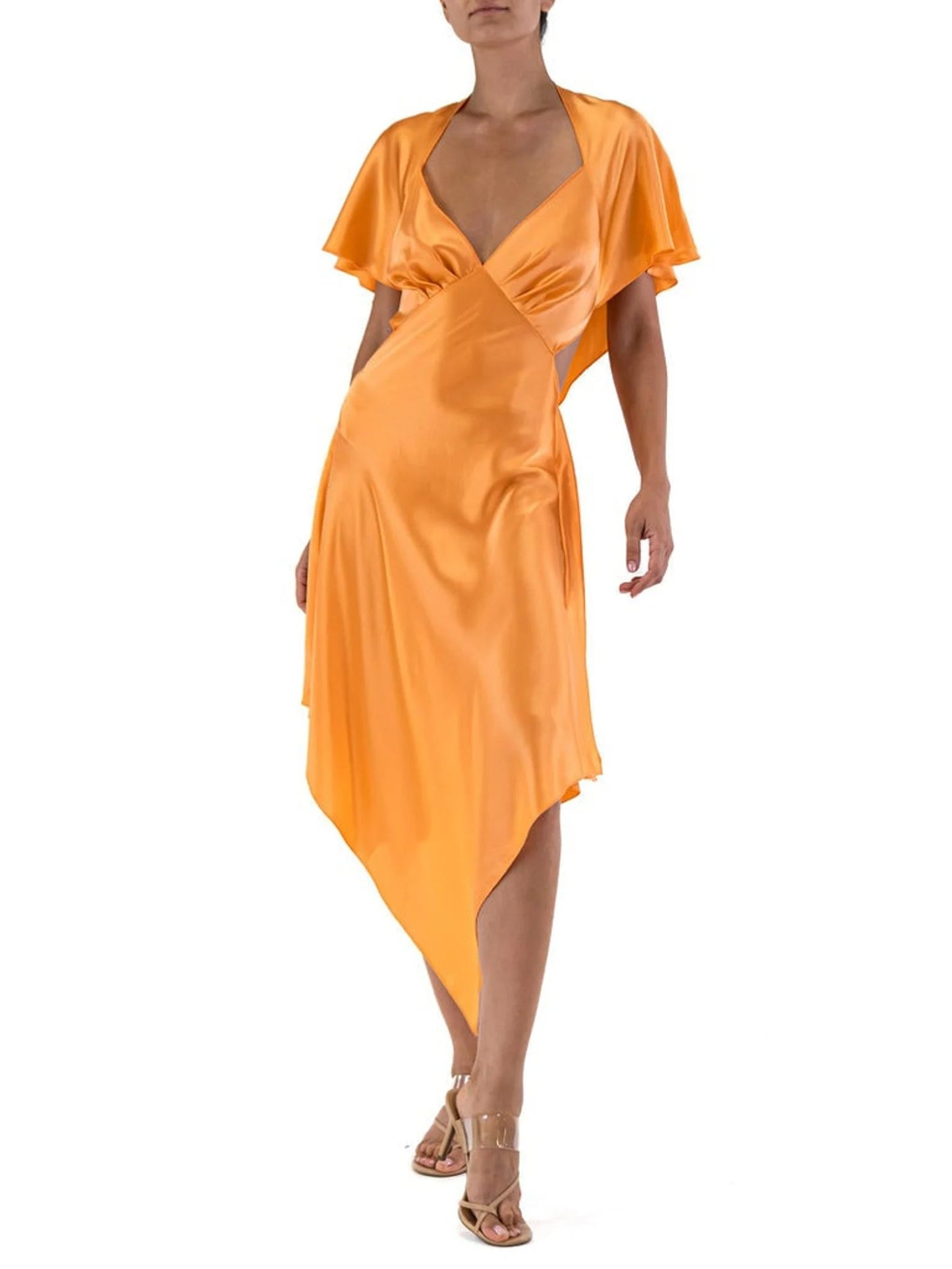 Charmeuse Scarf Dress