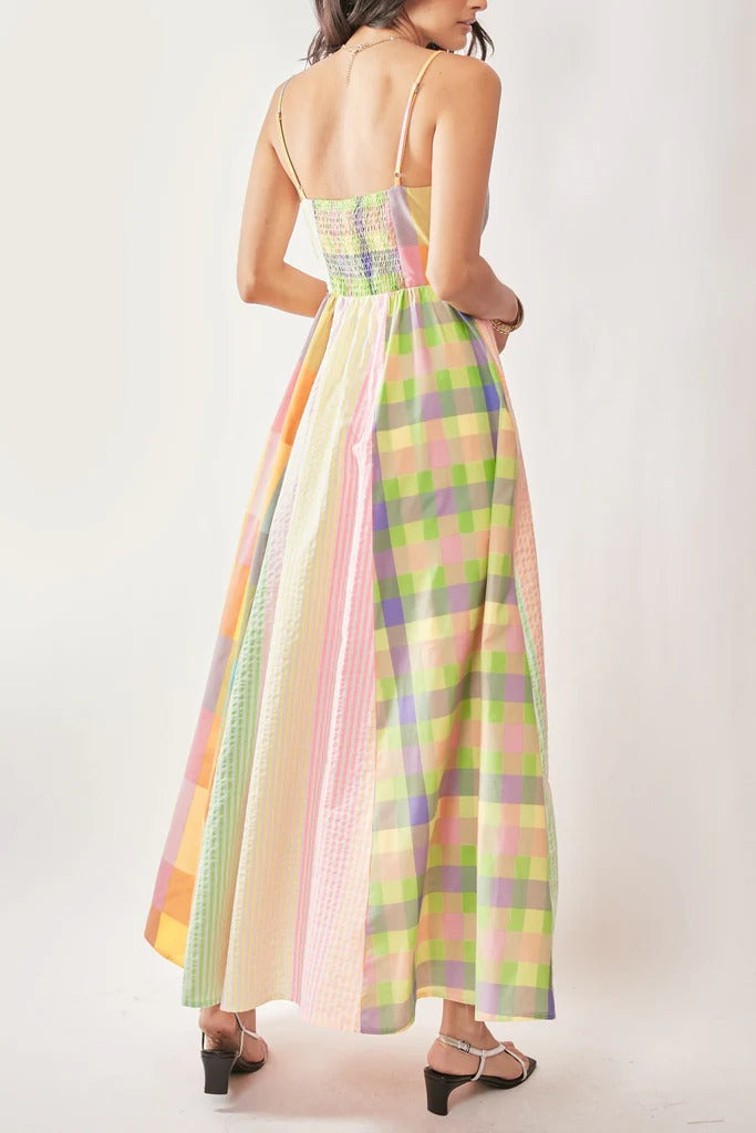Gingham Maxi Dress