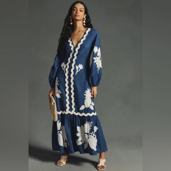 Flounce Maxi Dress