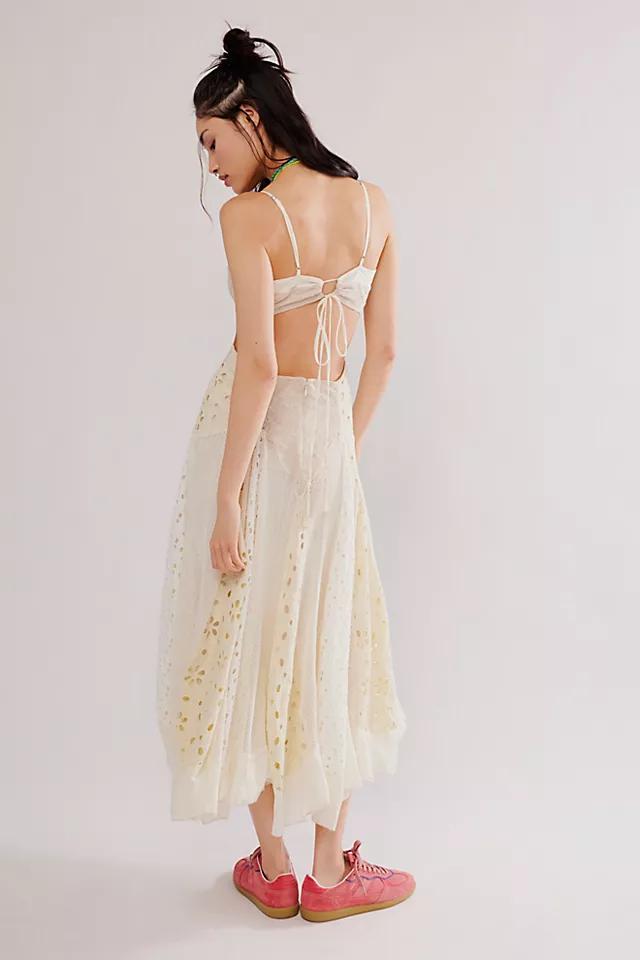 Lace Flared Maxi Dress