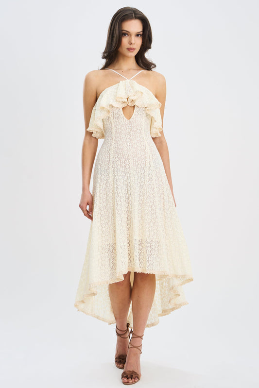 Idra Lace Midi Dress