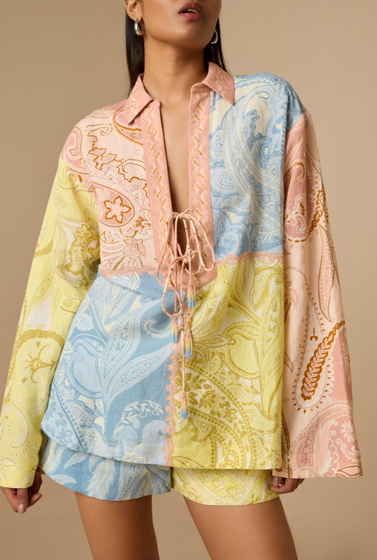 Paisley print set