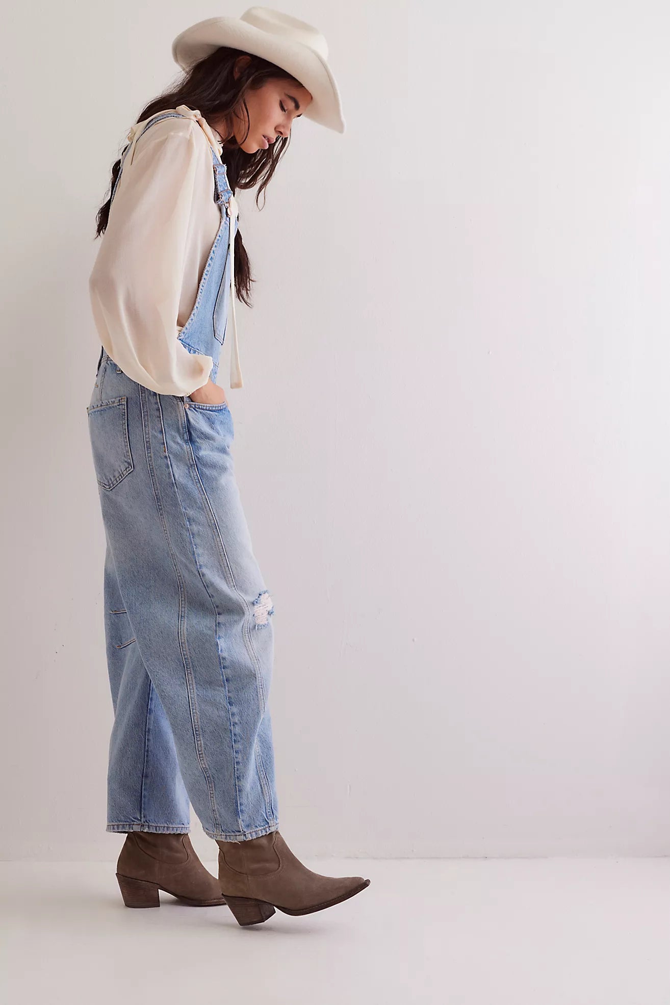 Good Luck Barrel Overalls