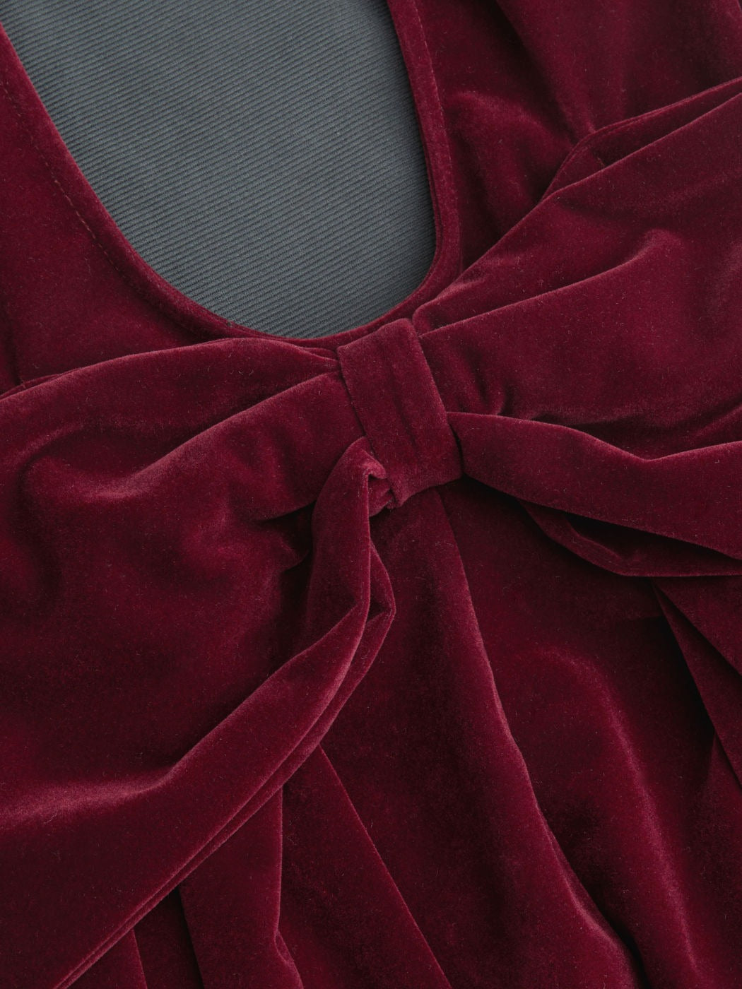 Vintage Bow-Back A-Line Midi Dress