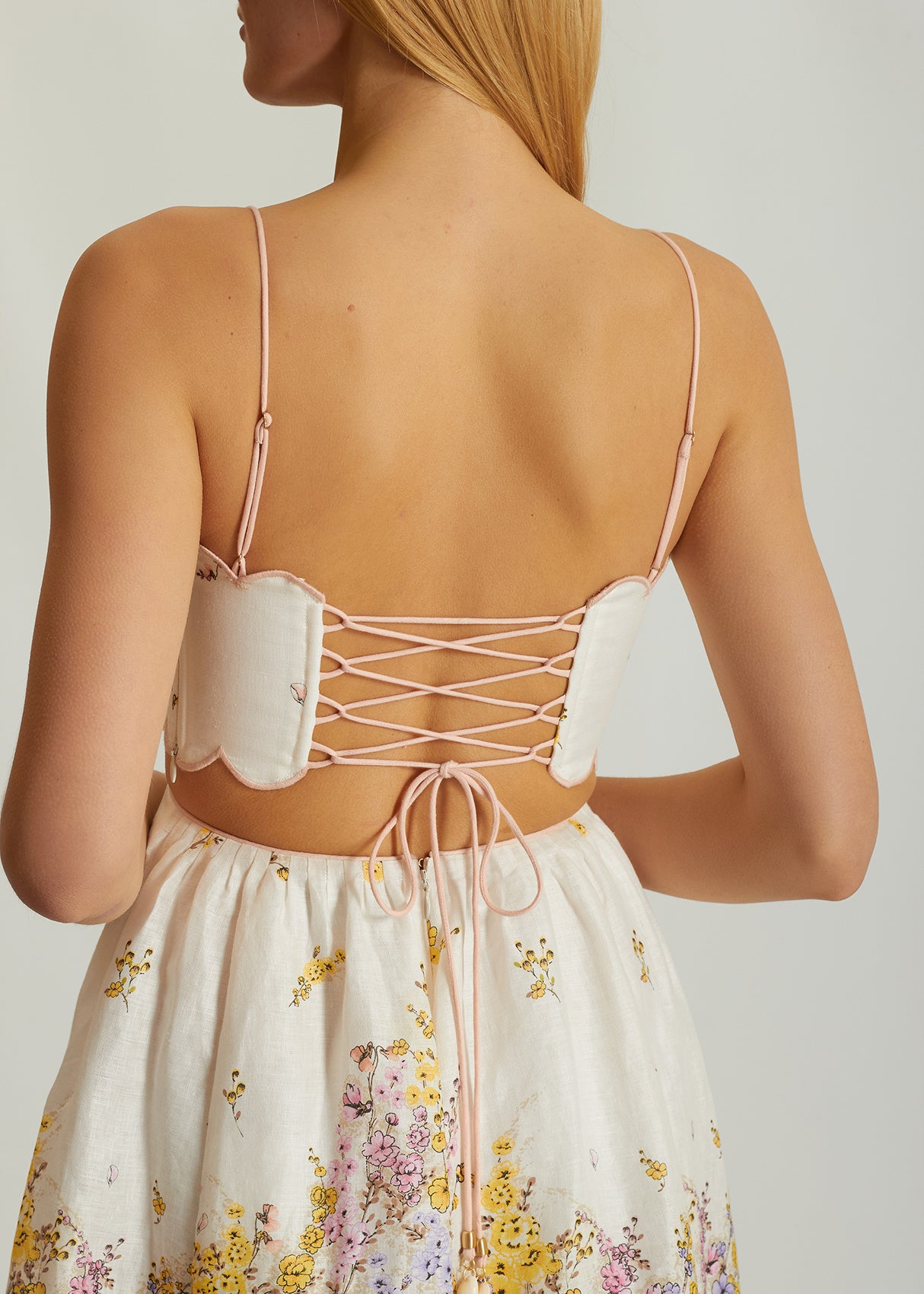 Scallop Midi Dress