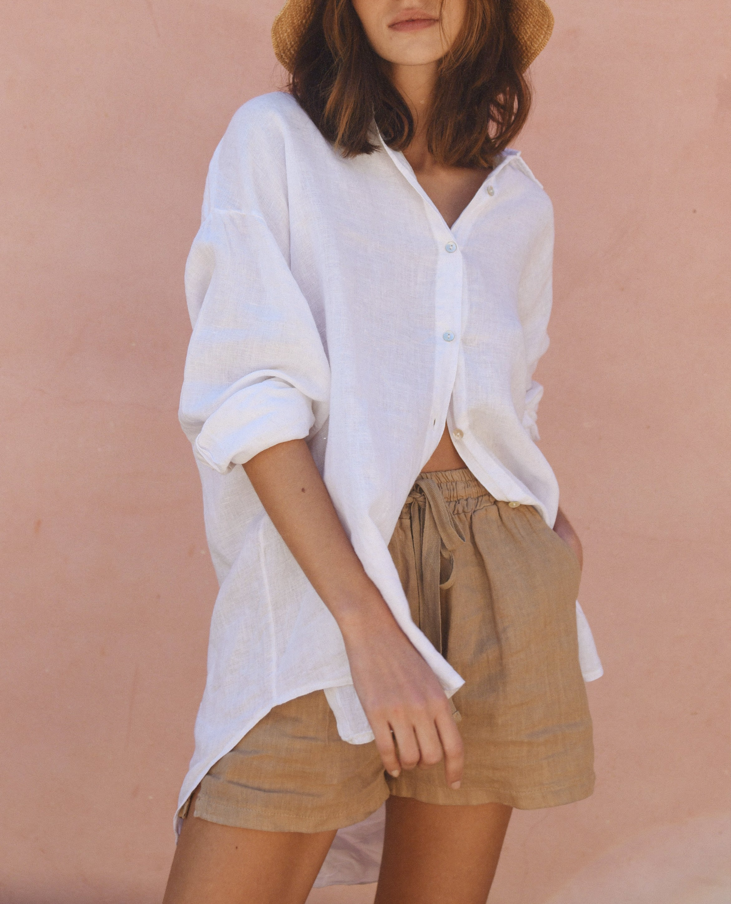 The Ultimate Oversized Faded Linen Shirt