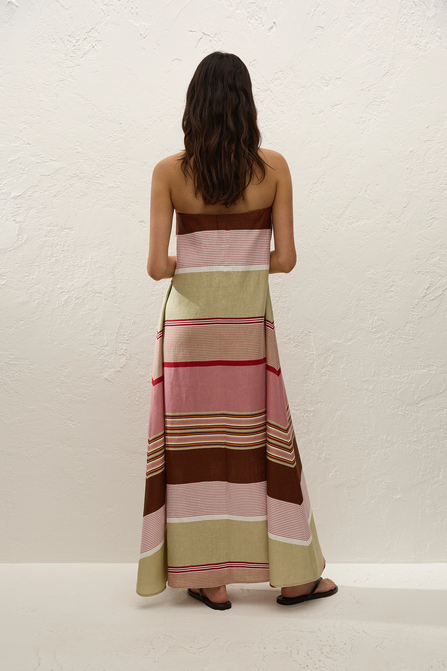 Light Purple Striped Dress
