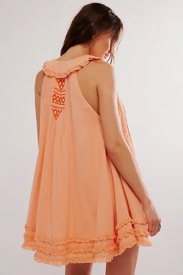 Love Again Mini Dress - Sun Blush