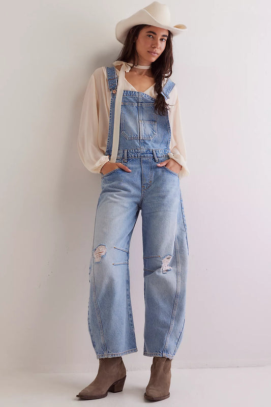 Good Luck Barrel Overalls