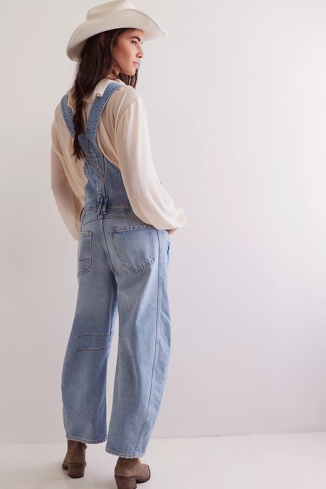 Good Luck Barrel Overalls