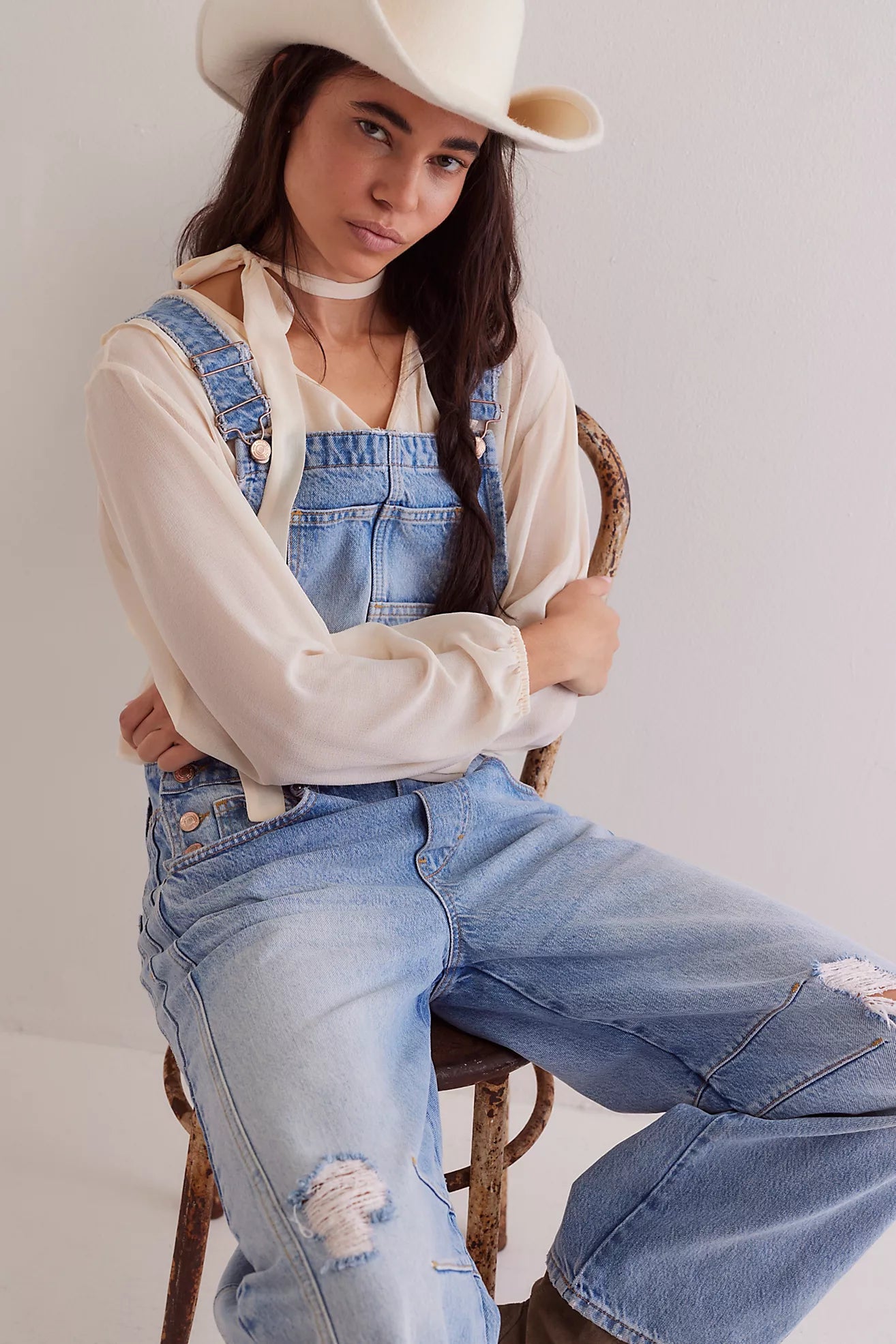 Good Luck Barrel Overalls