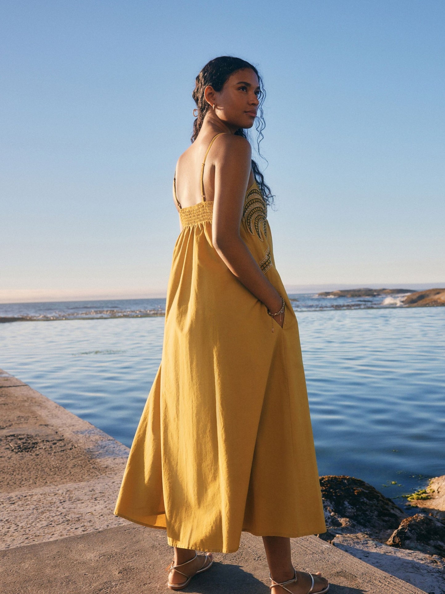 Summer Dress in Lime