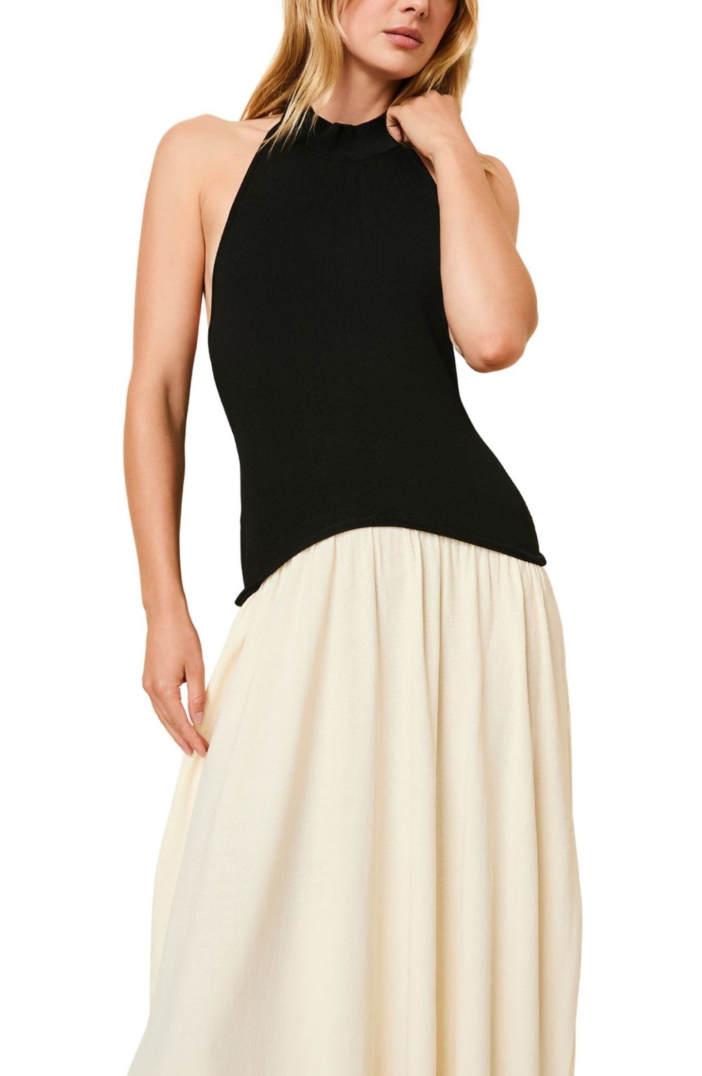 Halter Neck Maxi Dress