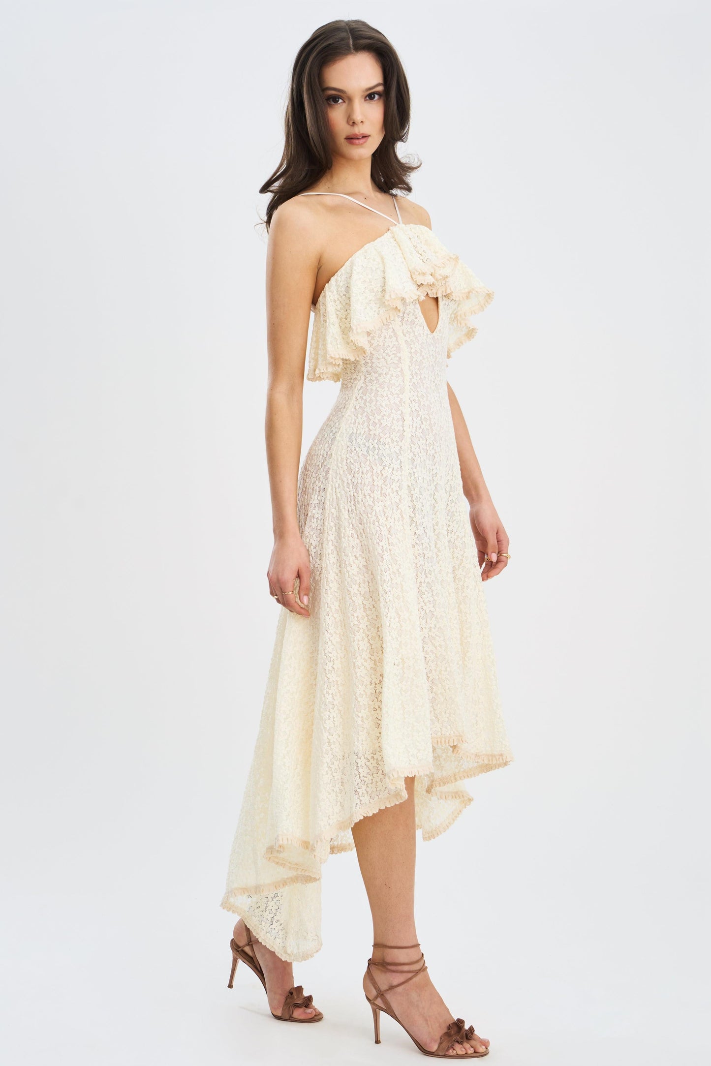 Idra Lace Midi Dress