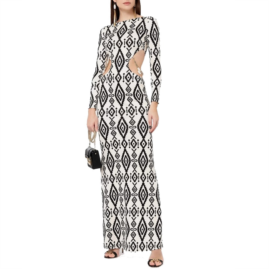 Dress With Ethnic Print