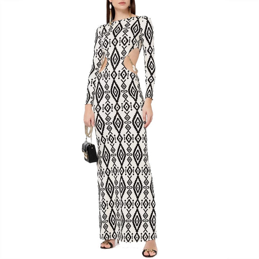 Dress With Ethnic Print