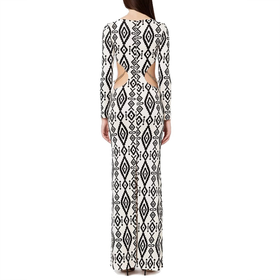 Dress With Ethnic Print