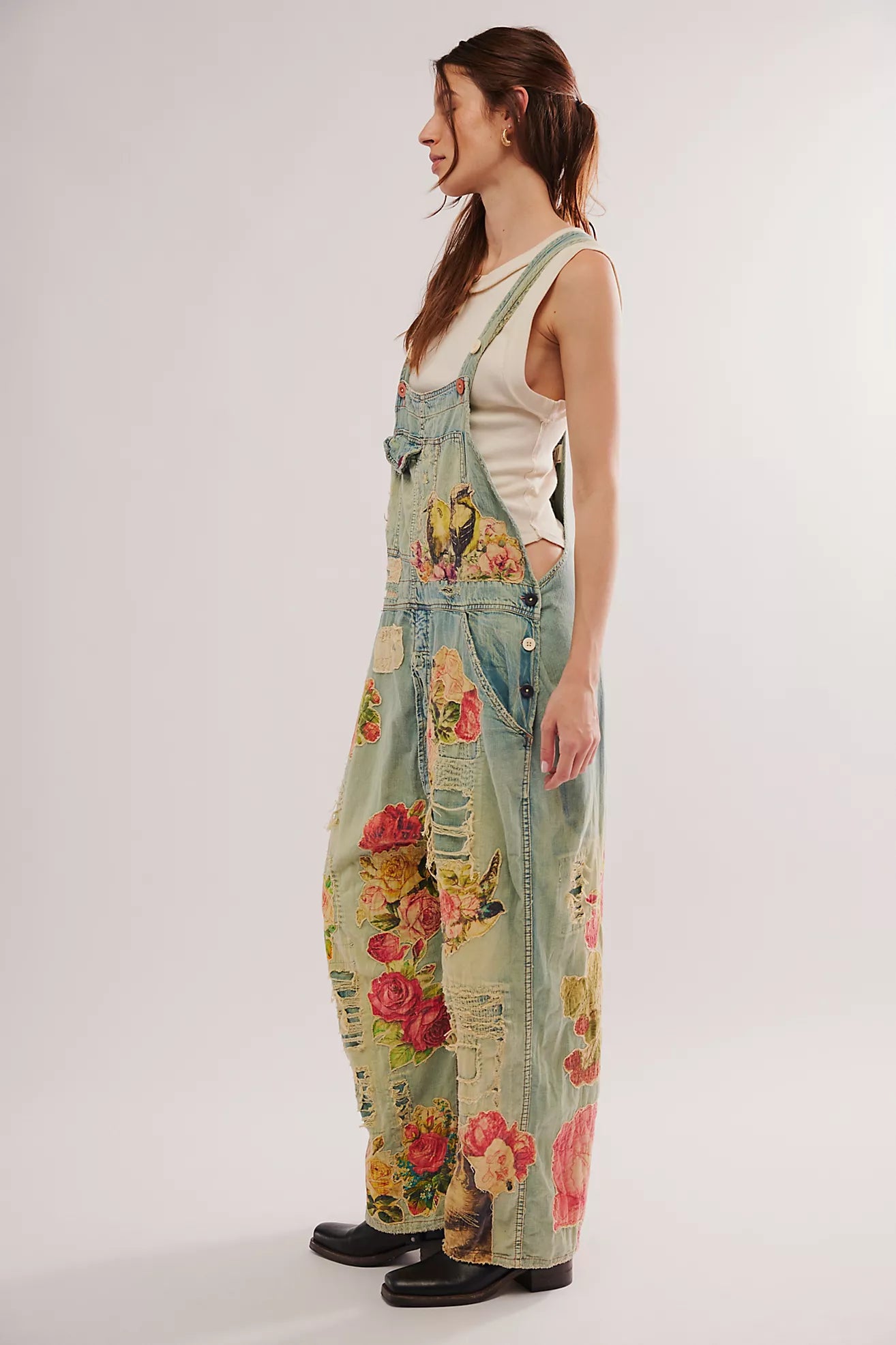 Magnolia Pearl Washed Overalls