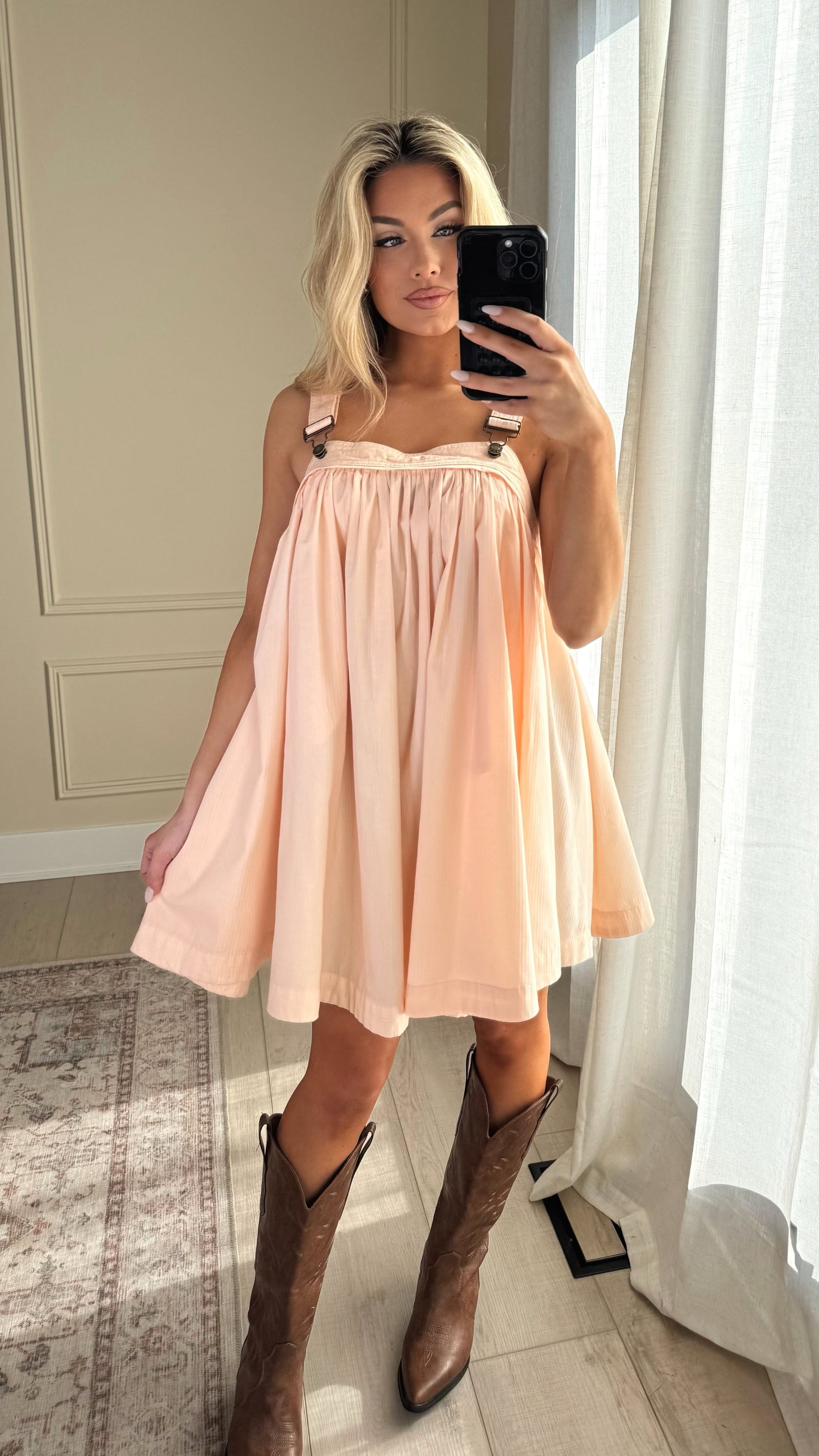 Pink Casual Mini Dress
