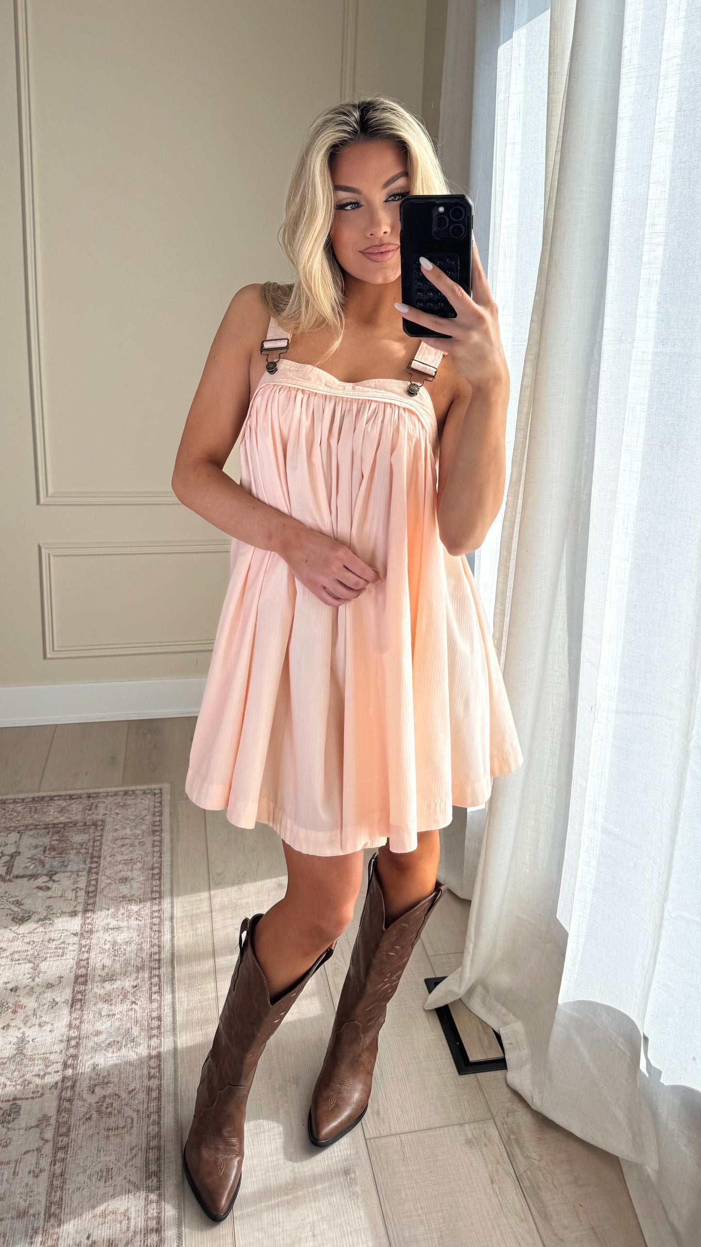 Pink Casual Mini Dress