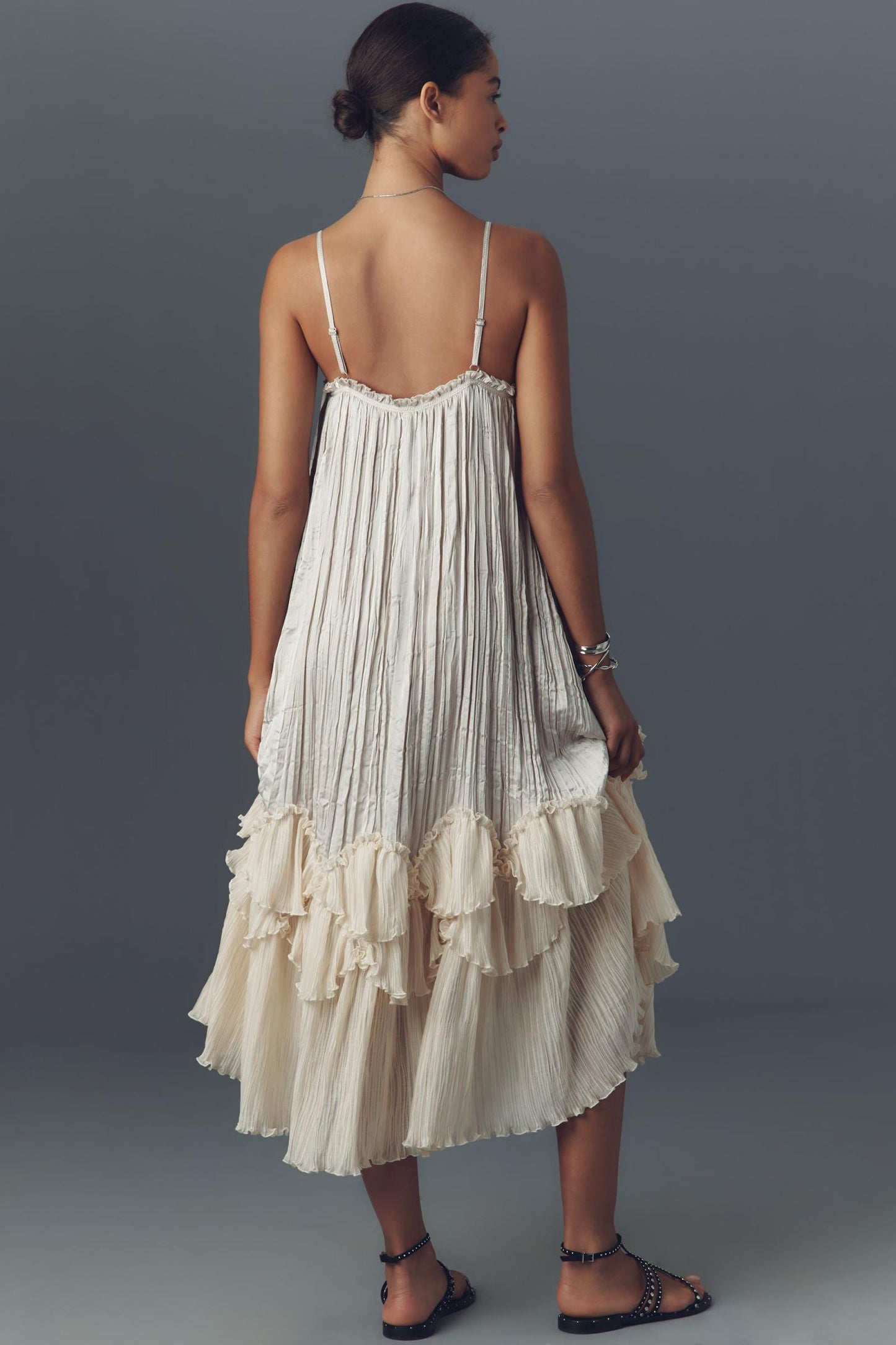 Square Neck Layered Dress