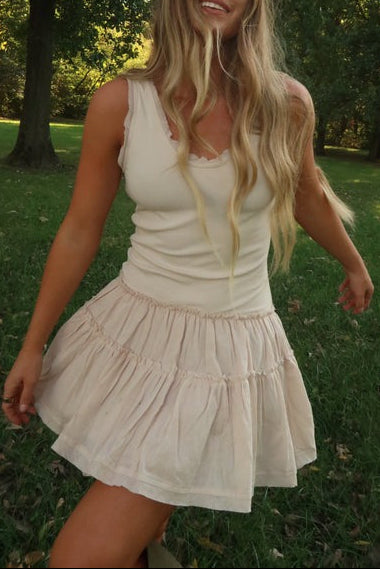 Brown Sugar Layering Skirt