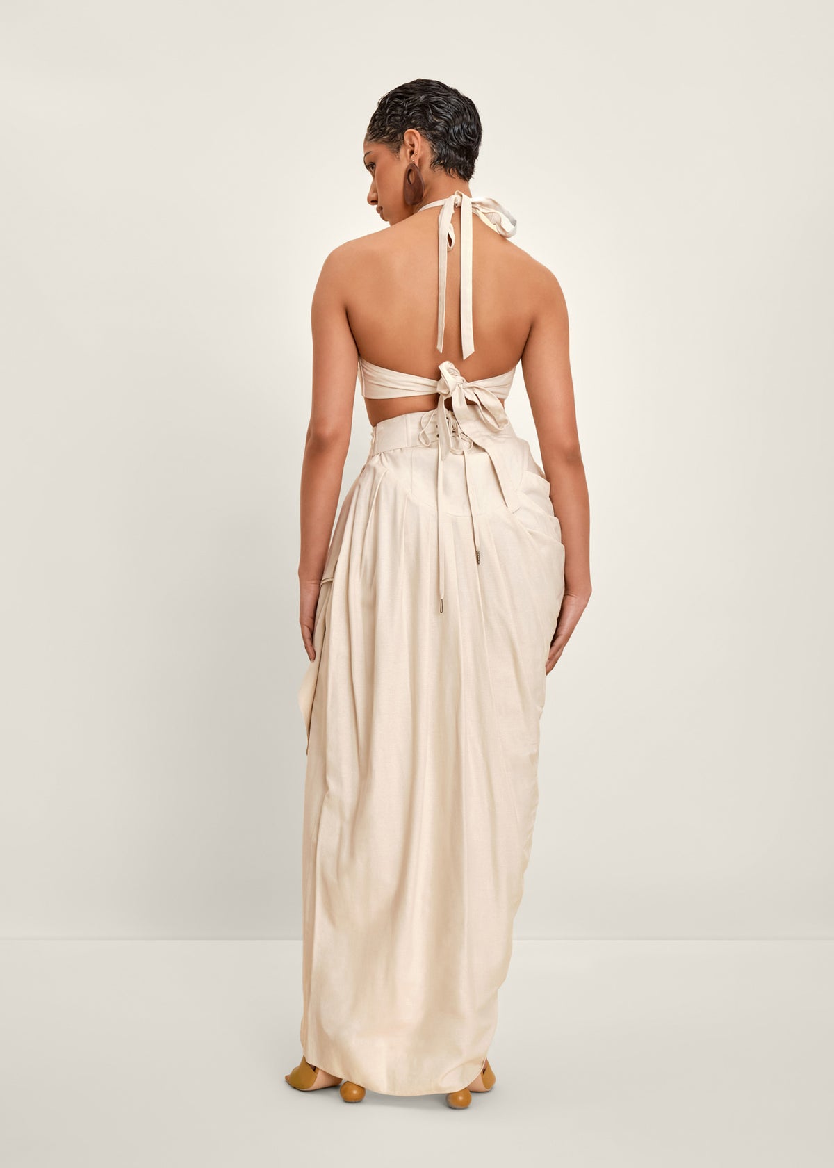 Elegant Pleated Skirt Set