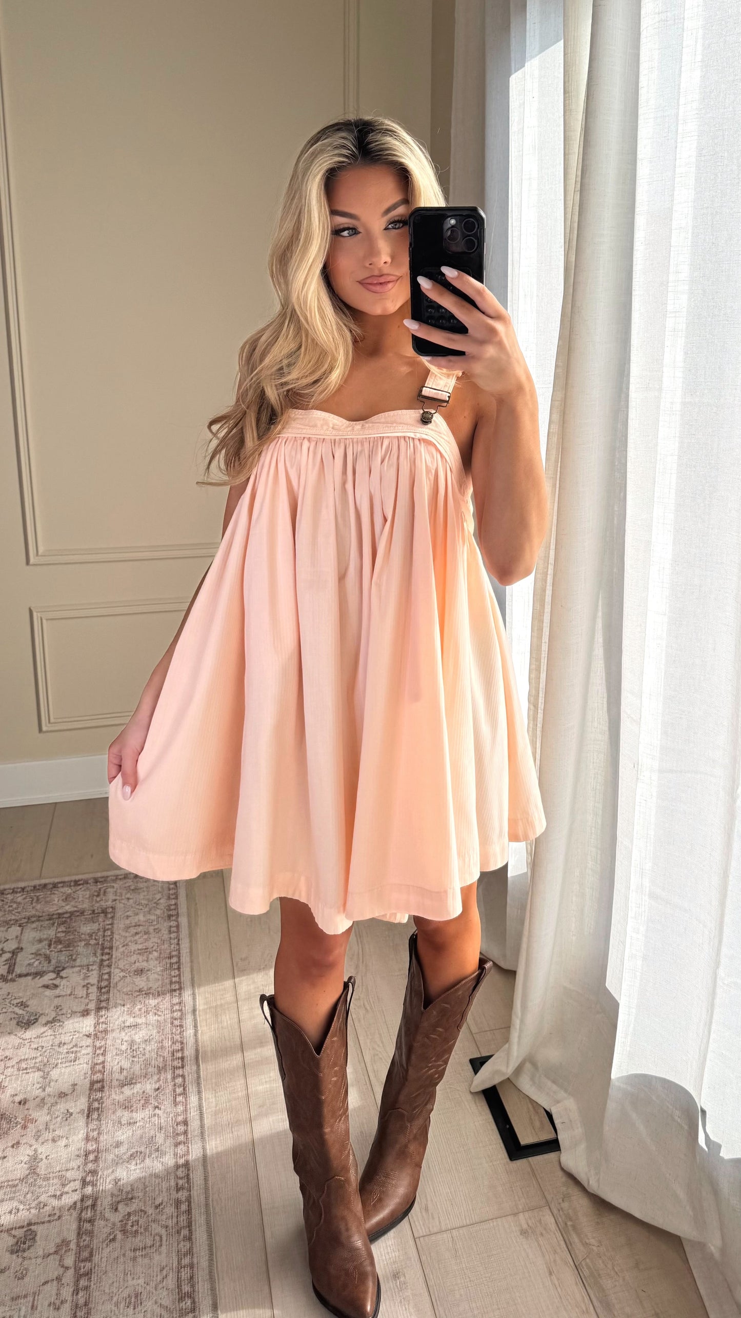 Pink Casual Mini Dress