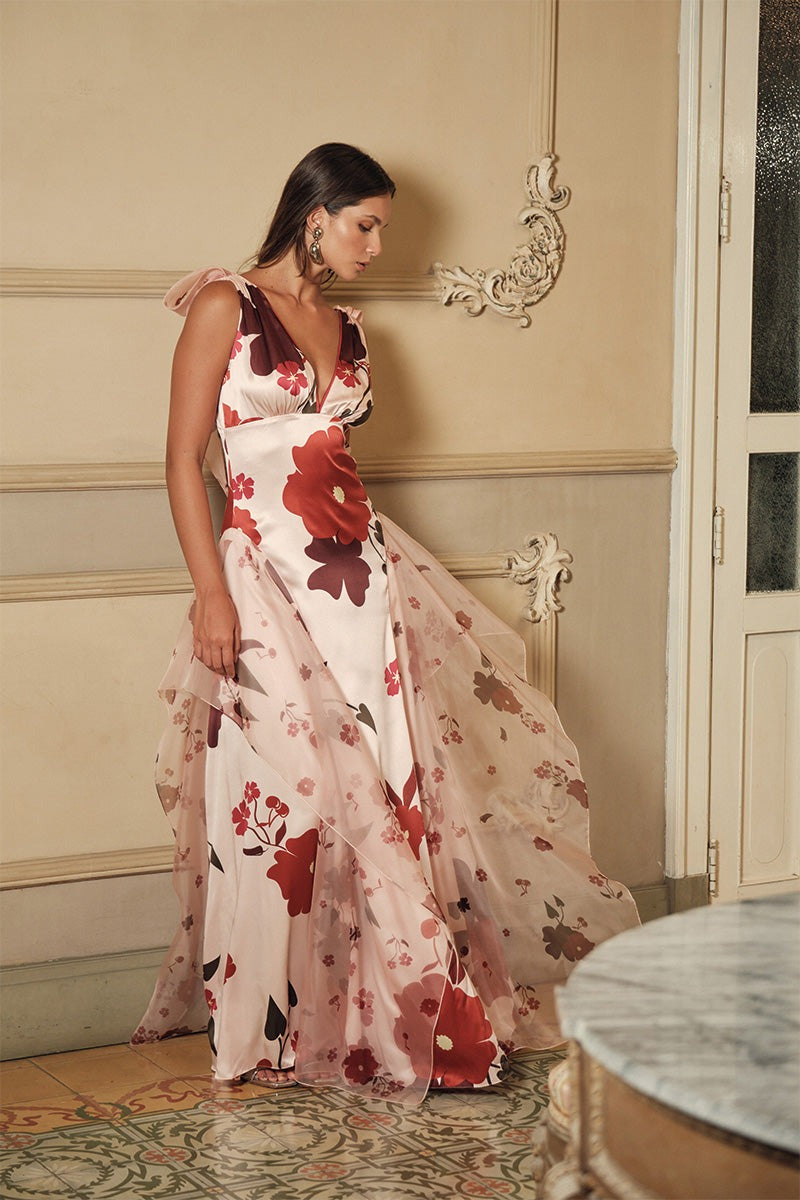 Cherry Blossom Maxi Dress