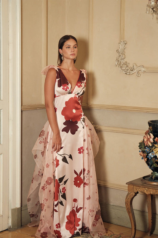 Cherry Blossom Maxi Dress