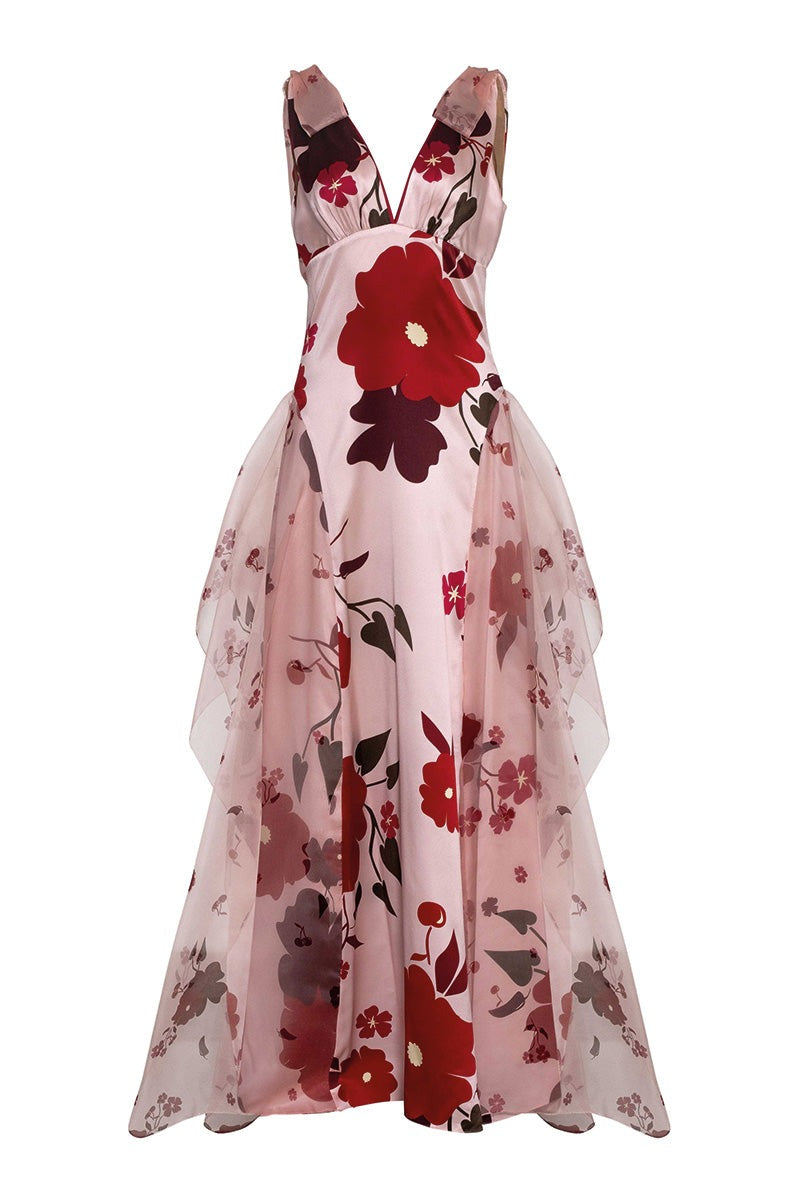 Cherry Blossom Maxi Dress