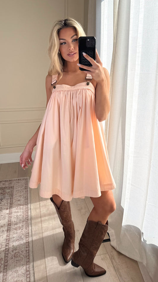 Pink Casual Mini Dress