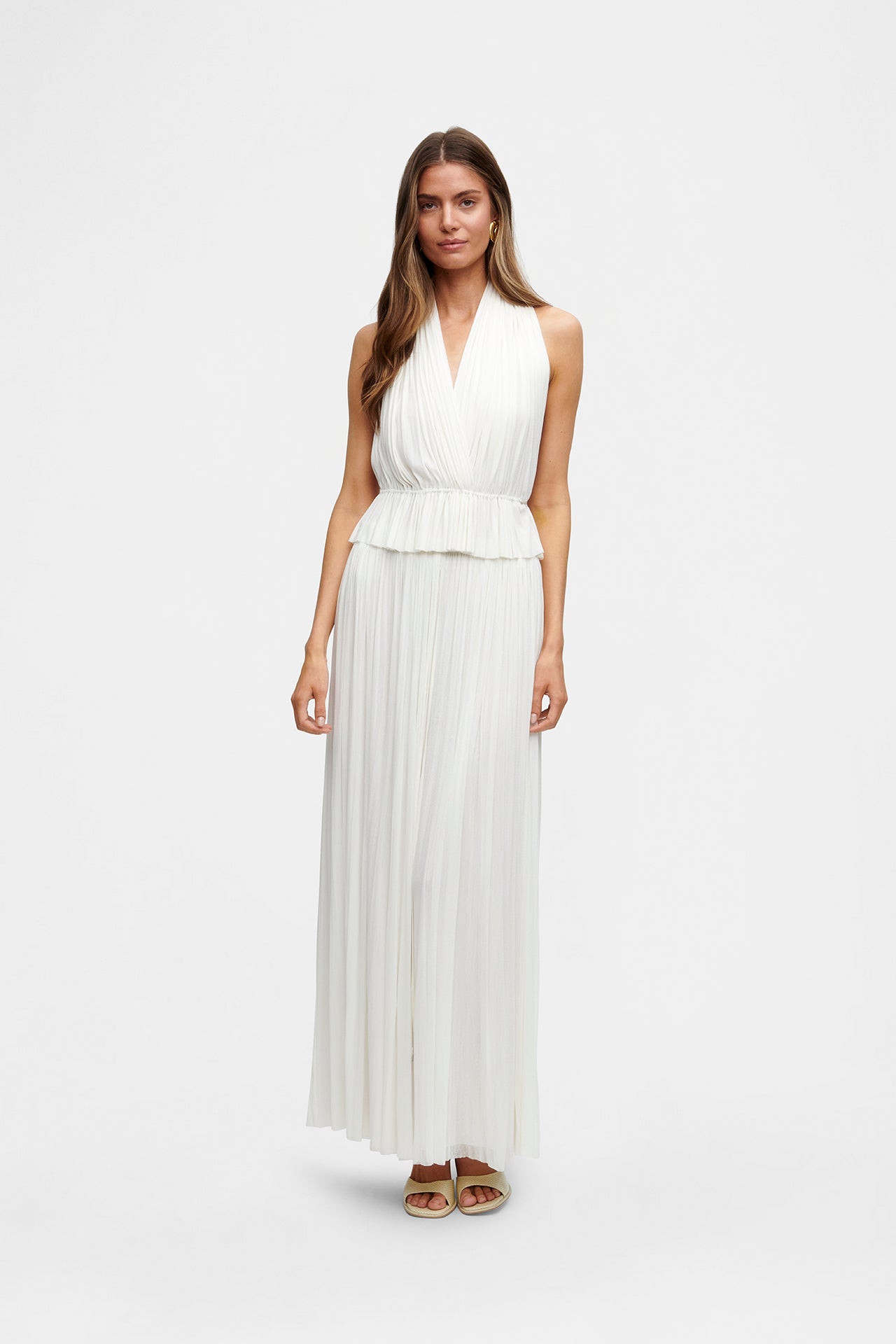 Tulle Pleated Skirt Set
