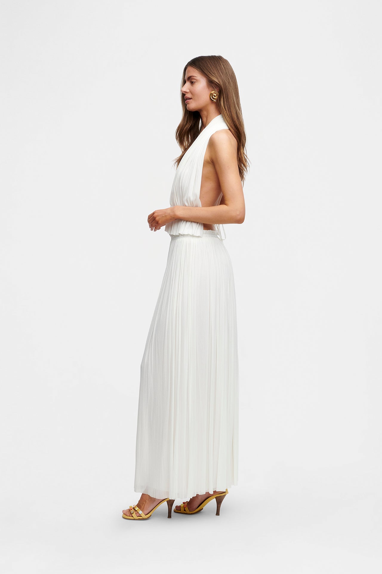Tulle Pleated Skirt Set