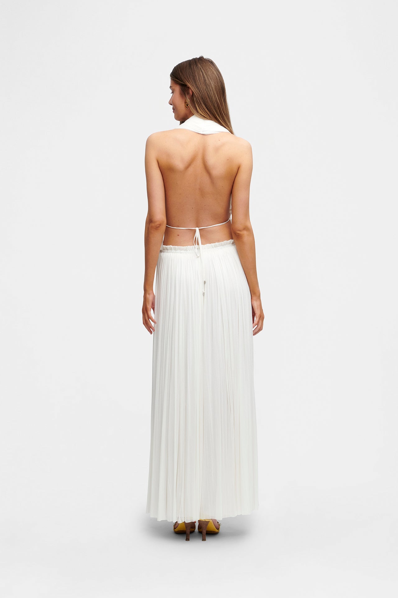 Tulle Pleated Skirt Set