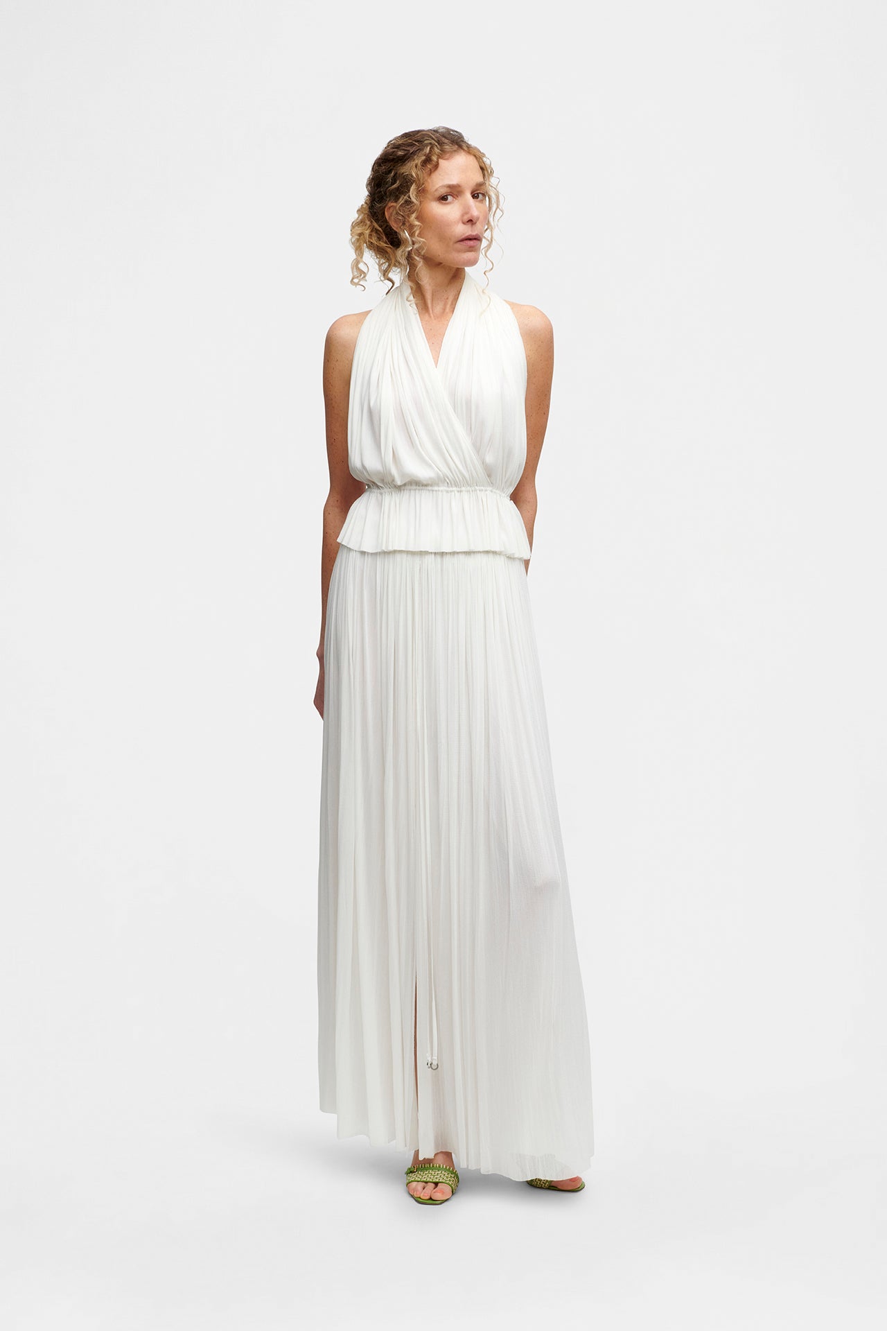 Tulle Pleated Skirt Set