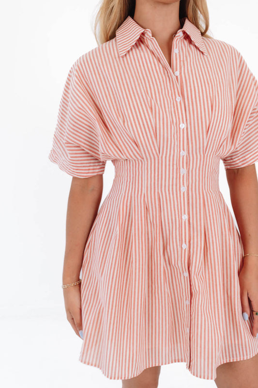 Last Chapter Dress - Coral