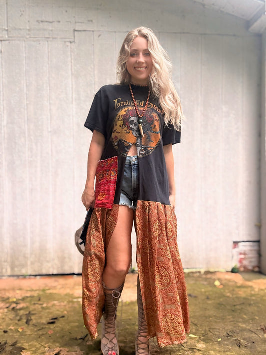 The Grateful Dead Double Split Maxi Tee - S/M/L