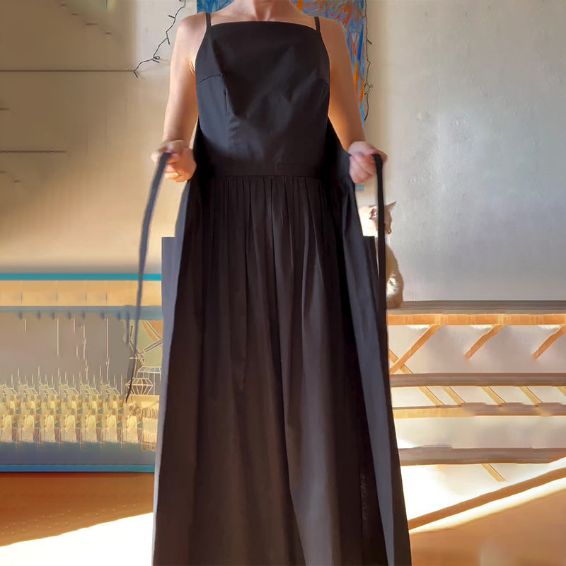 One-Piece Tie Maxi Dress