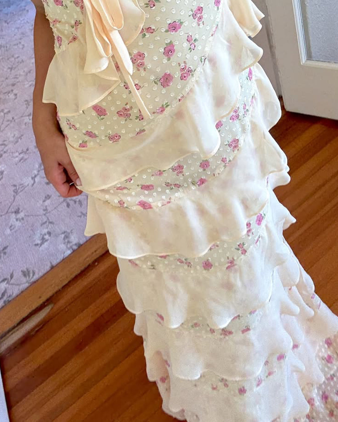 Floral Cake Maxi Dress
